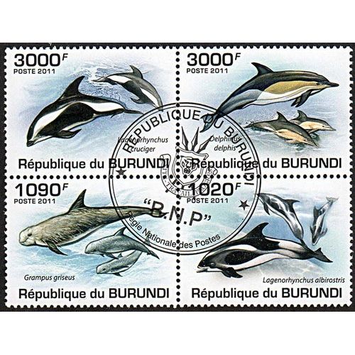 Timbres Thématiques Burundi N° 1205/08 Oblitérés