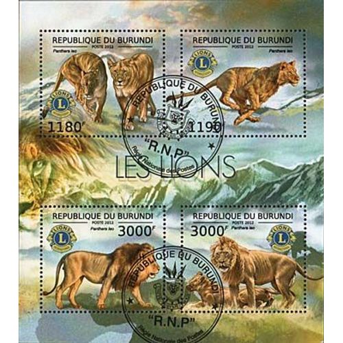 Timbres Thématiques Burundi N° 1702/05 Oblitérés