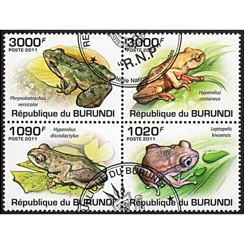 Timbres Thématiques Burundi N° 1217/20 Oblitérés