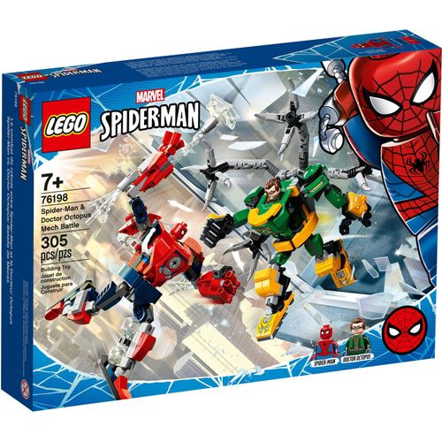 LEGO Marvel - La bataille des robots de Spider-Man et Docteur Octopus - 76198