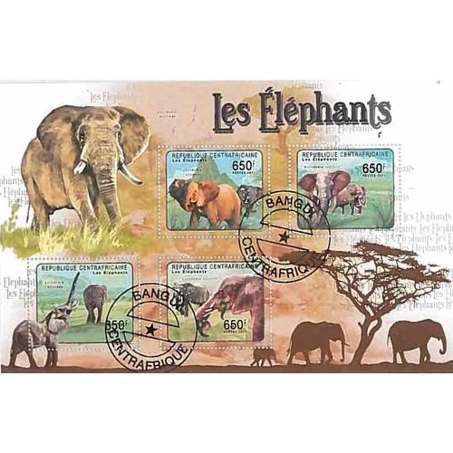 Timbres Thématiques Centrafrique N° 1944/1947 Oblitérés