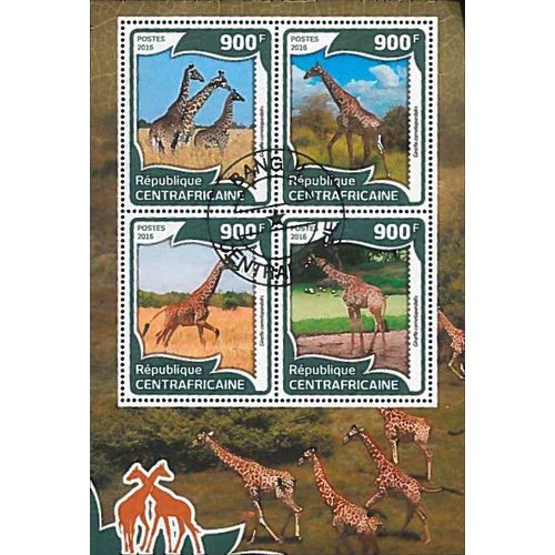 Timbres Thématiques Centrafrique N° 42202/4223 Oblitérés
