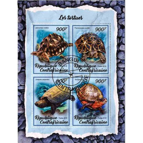 Timbres Thématiques Centrafrique N° 5409/5412 Oblitérés