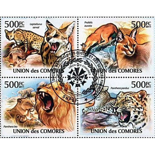 Timbres Thématiques Comores N° 2145/49 Oblitérés