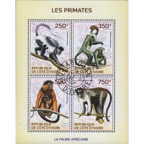 Timbres Thématiques Cote D'ivoire N° 1338/41 Oblitérés