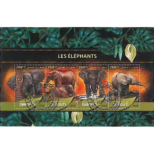 Timbres Thématiques Djibouti N° 1224/1227 Oblitérés