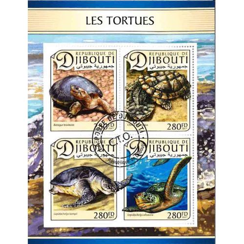 Timbres Thématiques Djibouti N° 1368/1371 Oblitérés