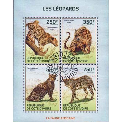 Timbre Collection Côte D'ivoire N° Yvert Et Tellier 1322/1325 Oblitérés