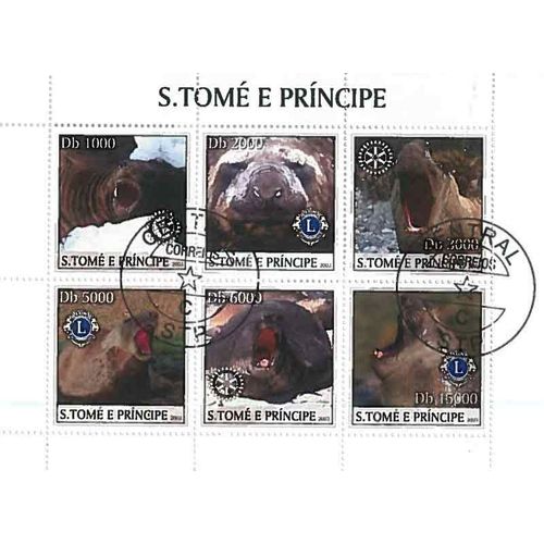 Timbres Thématiques Saint Thomas Et Prince N° 1512/1517 Oblitérés