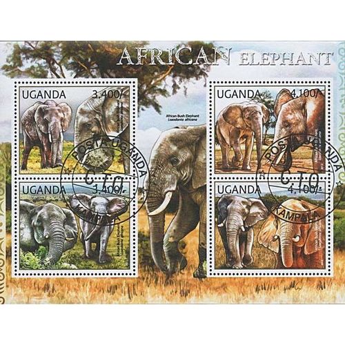 Timbres Thématiques Ouganda N° 2329/32 Oblitérés