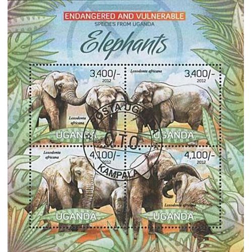 Timbres Thématiques Ouganda N° 2482/85 Oblitérés