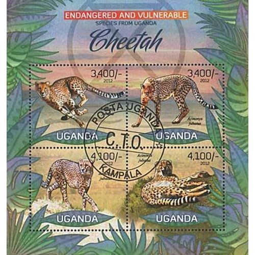 Timbres Thématiques Ouganda N° 2450/53 Oblitérés