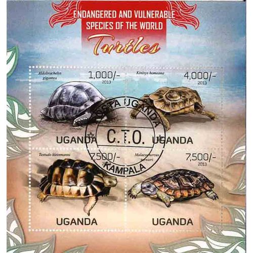 Timbres Thématiques Ouganda N° 2494/2497 Oblitérés
