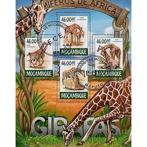 Timbres Thématiques Mozambique N° 6546/6549 Oblitérés