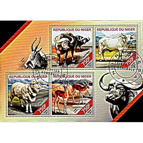 Timbres Thématiques Niger N° 2371/74 Oblitérés
