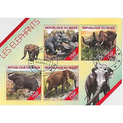 Timbres Thématiques Niger N° 2367/2370 Oblitérés