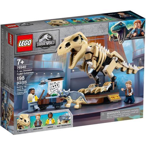 Lego Jurassic World - L'exposition Du Fossile Du T. Rex - 76940