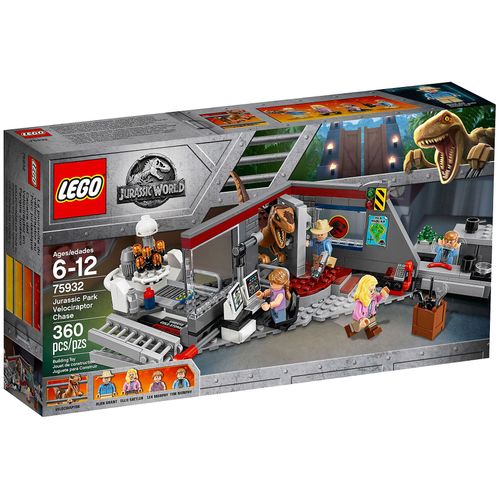 LEGO Jurassic World - La poursuite du Vélociraptor - Jurassic Park - 75932