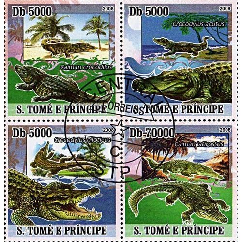 Timbres Thématiques Saint Thomas Et Prince N° 2510/13 Oblitérés