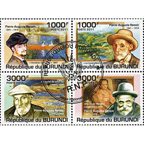 Timbres Thèmatiques Burundi N° 1321/1324 Oblitérés