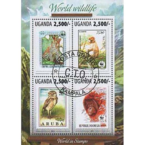 Timbres Thèmatiques Ouganda N° 2598/2601 Oblitérés