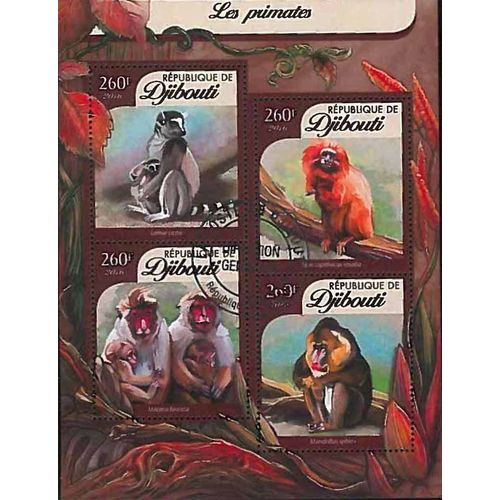 Timbres Thèmatiques Djibouti N° 879/882 Oblitérés