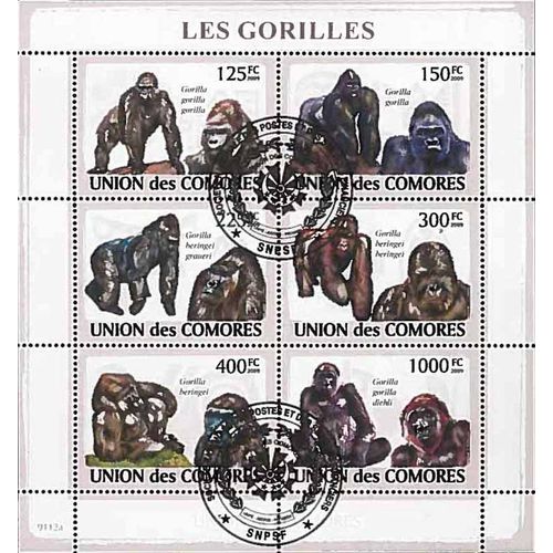 Timbres Thèmatiques Comores N° 1471/1476 Oblitérés