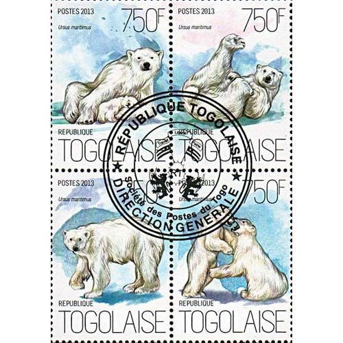 Timbres Thématiques Togo N° 3653/3656 Oblitérés