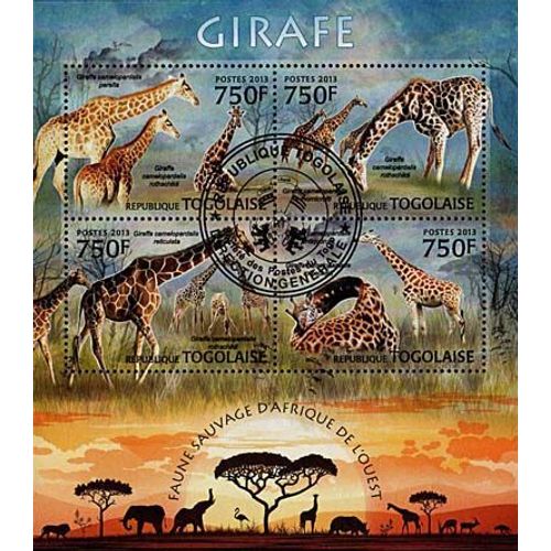 Timbres Thématiques Togo N° 3188/91 Oblitérés