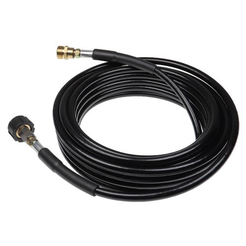 vhbw Tuyau de rallonge 10 m compatible avec Kärcher K 5.80 M T 200, K 5.91 MD nettoyeur haute pression avec connexion M22 x 1,5, noir