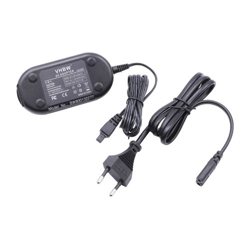 vhbw Alimentation compatible avec Panasonic HDC-TM20, HDC-TM200, HDC-TM300, HDC-SD700, HDC-SD300, HDC-SD707 appareil photo - 2m