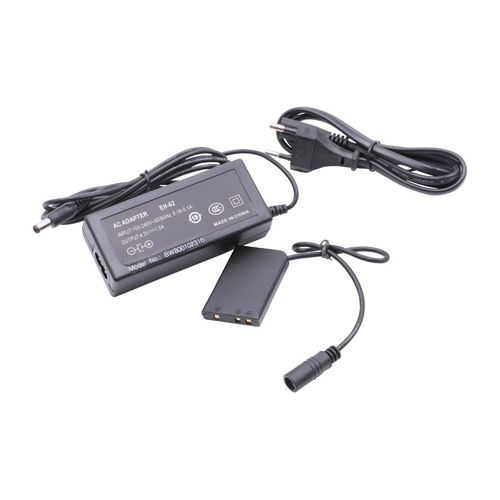 vhbw Bloc d'alimentation, chargeur adaptateur compatible avec Nikon CoolPix P5100, P520, P530 appareil photo, caméra vidéo - Câble 2m, coupleur DC