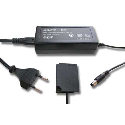 vhbw Bloc d'alimentation, chargeur adaptateur compatible avec Nikon CoolPix S640, S70, S710 appareil photo, caméra vidéo - Câble 2m, coupleur DC