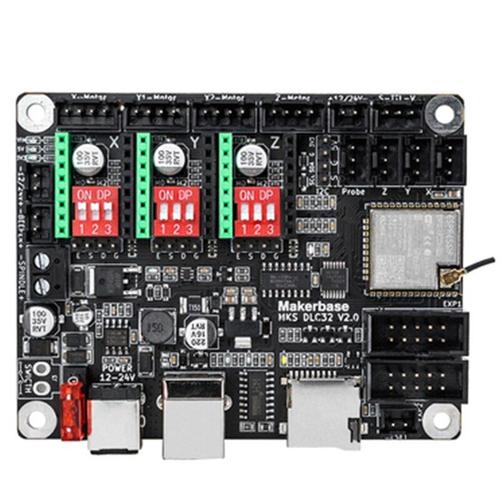 Contrôleur Hors Ligne Dlc32 V2.0, Carte Mère 32bits Esp32, Wifi Grbl, Écran Tactile Tft Pour Machine De Bureau, Gravure Laser