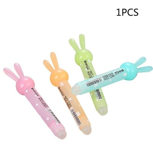 Kawaii Lapin Gomme Pour Stylo Effaçable Mignon Fournitures Scolaires Et De Bureau Papeterie Cadeau