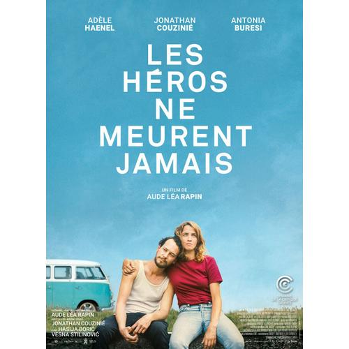 Les Héros Ne Meurent Jamais - Véritable Affiche De Cinéma Pliée - Format 40x60 Cm - De Aude-Léa Rapin Avec Adèle Haenel, Jonathan Couzinié, Antonia Buresi - 2020