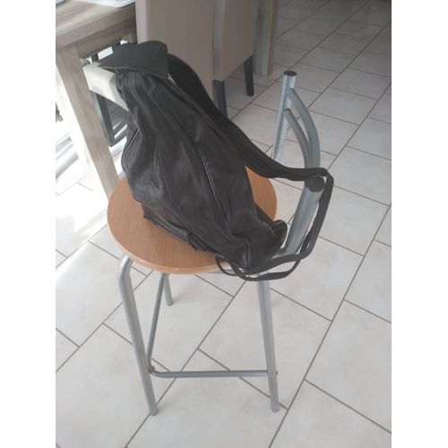 Sac cuir noir
