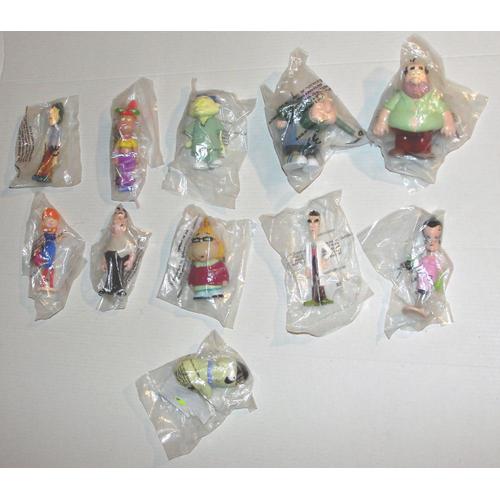 Figurine Comme C'est Agreable De Survivre Dessin Animé Telecinco - Lot 11 Personnages Marukatsu Crea Anima 2002