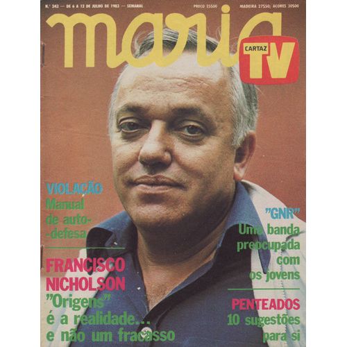 Maria Tv (Edition Portugal) / 07-1983 N°243 : Kabir Bedi (2p) - Gnr (3p)