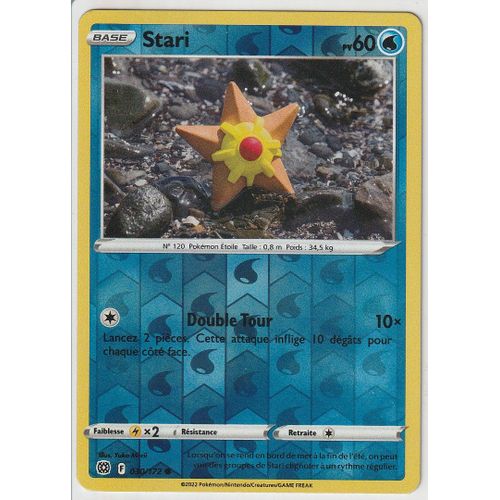 Carte Pokemon - Stari - 030/172 - Reverse - Épée Et Bouclier 9 - Stars Etincelantes - Eb9 - Vf