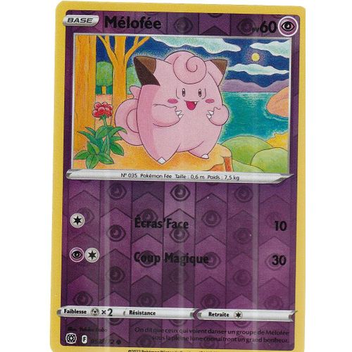 Carte Pokemon - Melofée - 053/172 - Reverse - Épée Et Bouclier 9 - Stars Etincelantes - Eb9 - Vf