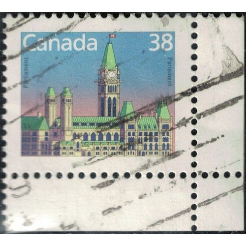 Canada 1988 Oblitéré Used Bâtiment Du Parlement Parliament Building Y&t Ca 1079 Su