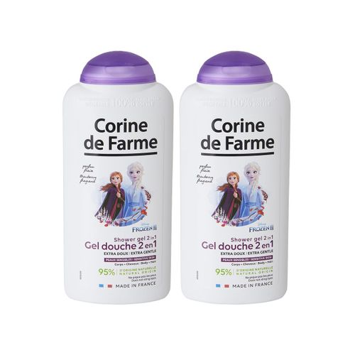 Lot De 2 - Gel Douche Extra-Doux 2en1 Corps & Cheveux Reine Des Neiges Ii 
