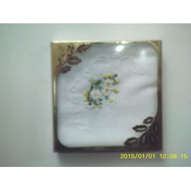 Mouchoir Brodé Suisse 100% Coton