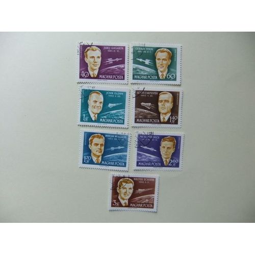 Hungria Hongrie Magyar Posta 1962 Astronautes Yvert Pa 243 / 249 Fu