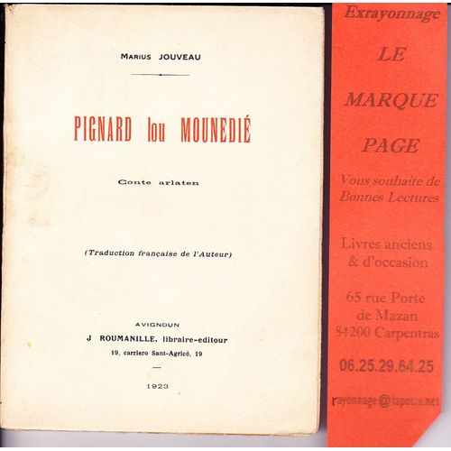 Pignard Lou Mounedié - Conte Arlaten