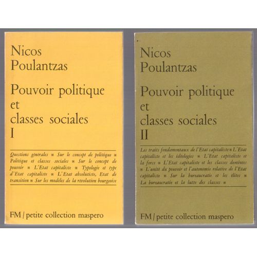 Pouvoir Politique Et Classes Sociales I Et Ii