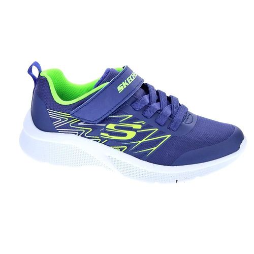 Skechers Microspec Baskets Garçon Bleu
