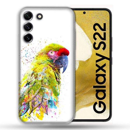 Coque Pour Samsung Galaxy S22 Animal Perroquet Jaune