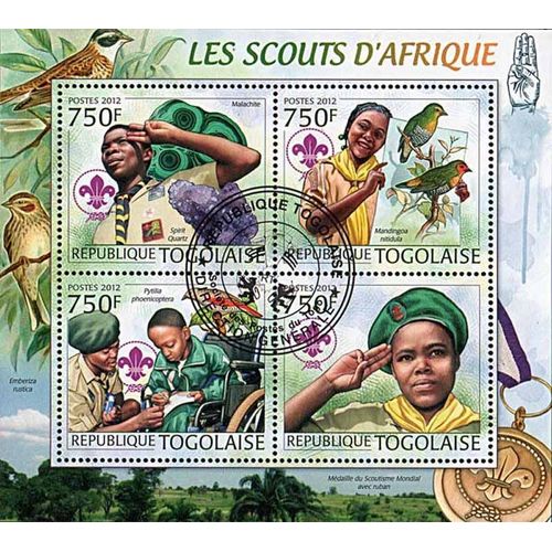 Timbres Thèmatiques Togo N° 2904/2907 Oblitérés